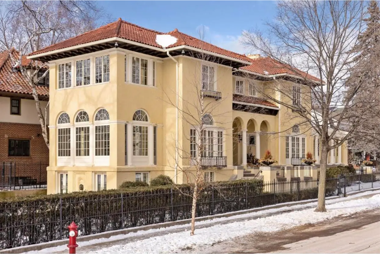 Same historic home exterior today